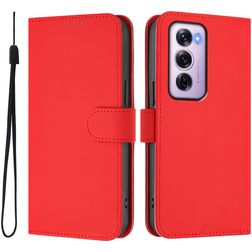 Mobigear Urban Wallet OPPO Reno 12 Pro Hülle Klapphülle Geldbörse - Rot
