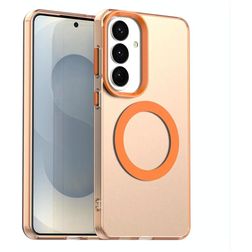 Mobigear Shockproof Samsung Galaxy S26 MagSafe Hülle Hardcase Backcover - Orange