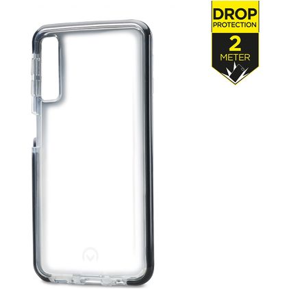 Mobilize Shatterproof Samsung Galaxy A7 (2018) Hardcase Backcover Shockproof - Transparent / Schwarz