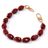 Mobigear Kunststoff Pebble Verstellbare Universal-Handykette - Ruby Red