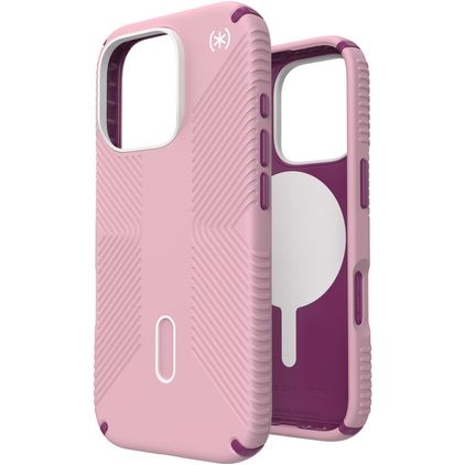 Speck Presidio2 Grip iPhone 16 Pro MagSafe Hardcase Backcover Shockproof - Pink