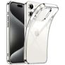 Mobigear Basics Durchsichtig iPhone 15 Pro Hülle Flexibles TPU Backcover - Transparent