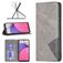 Mobigear Rhombus Slim Samsung Galaxy A33 Klapphülle - Grau
