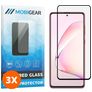 Mobigear Premium Samsung Galaxy Note 10 Lite Panzerglas Gehärtetes Glas Displayschutz - Hüllenfreundlich - Schwarz (3er Pack)