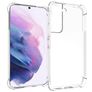 Mobigear Cushion Durchsichtig Samsung Galaxy S22 Hülle Flexibles TPU Backcover Stoßfest - Transparent