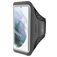 Mobiparts Comfort Fit Handyhalterung Joggen Samsung Galaxy S21 Sporthülle Neopren Sportarmband - Schwarz
