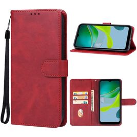 Mobigear Wallet Motorola Moto E13 Hülle Klapphülle Geldbörse - Rot