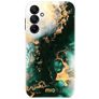 MIO Samsung Galaxy A15 MagSafe Hülle Hardcase Backcover - Green Marble