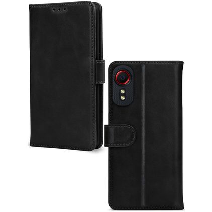 Mobilize Premium Gelly Wallet Samsung Galaxy Xcover 5 Hülle Klapphülle Geldbörse - Schwarz