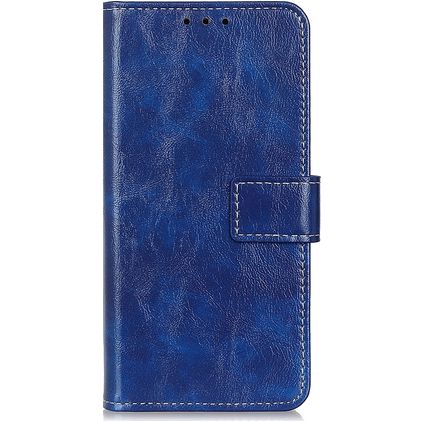 Mobigear Basic Realme X50 Pro Hülle Klapphülle Geldbörse - Blau