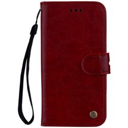 Mobigear Wallet Huawei P Smart (2018) Hülle Klapphülle Geldbörse - Rot