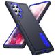 Mobigear Rugged Stand Samsung Galaxy S23 Ultra Hülle Hardcase Backcover Stoßfest mit Ständer - Dunkelblau