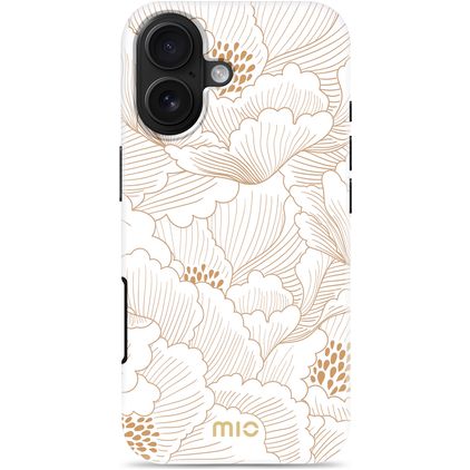 MIO iPhone 17 MagSafe Hülle Hardcase Backcover - White Roses
