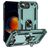 Mobigear Armor Ring iPhone 16e Hülle Hardcase Backcover Stoßfest mit Ringhalter - Grün