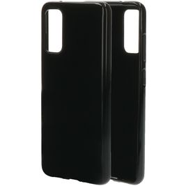 Mobiparts Classic Samsung Galaxy S20 Hülle Flexibles TPU Backcover - Schwarz