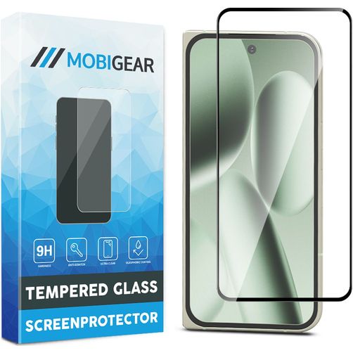 Mobigear Premium Google Pixel 10 Pro Fold Panzerglas Displayschutz - Hüllenfreundlich - Schwarz