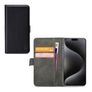 Mobilize Classic Gelly Wallet iPhone 15 Pro Max Klapphülle Portemonnaie - Schwarz