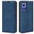Mobigear Retro Slim Realme GT Neo 3 Hülle Klapphülle Geldbörse - Blau