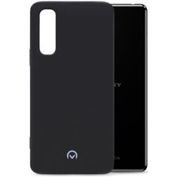 Mobilize Rubber Gelly Sony Xperia 1 III Hülle Flexibles TPU Backcover - Matt Black