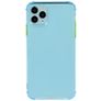 Mobigear Cushion iPhone 12 Pro Max Hülle Flexibles TPU Backcover Stoßfest - Blau