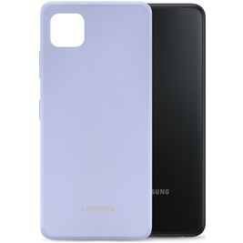 Mobilize Rubber Gelly Samsung Galaxy A22 5G Hülle Flexibles TPU Backcover - Pastel Purple