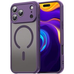 Mobigear Shockproof iPhone 18 Pro MagSafe Hülle Hardcase Backcover - Lila