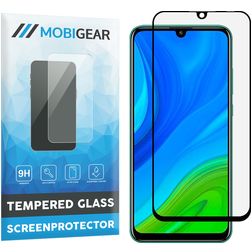 Mobigear Premium Huawei P Smart (2020) Panzerglas Displayschutz - Hüllenfreundlich - Schwarz