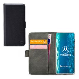 Mobilize Classic Gelly Wallet Motorola Edge (2020) Hülle Klapphülle Geldbörse - Schwarz