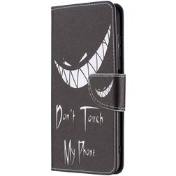 Mobigear Design Nokia G10 Hülle Klapphülle Geldbörse - Do Not Touch