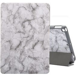 Mobigear Tri-Fold Marble iPad 9 (2021) Klapphülle + Stylus-Halter - Grau
