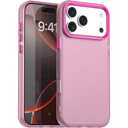 Mobigear Crystal iPhone 18 Pro Hülle Hardcase Backcover - Rot