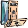 Mobigear Armor Ring Google Pixel 7 Pro Hülle Hardcase Backcover Stoßfest mit Ringhalter - Gold