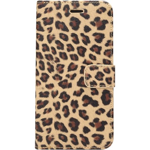 Mobigear Leopard Samsung Galaxy S9 Plus Hülle Klapphülle Geldbörse - Braun