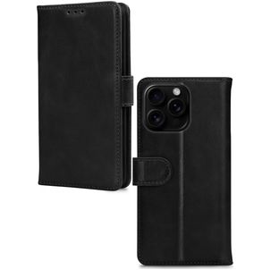Mobilize Premium Gelly iPhone 16 Pro Max Hülle Klapphülle Geldbörse - Schwarz