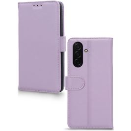 Mobilize Premium Gelly Samsung Galaxy A26 Hülle Klapphülle Geldbörse - Lila