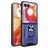 Mobigear Armor Ring Motorola Razr 50 Ultra Hülle Hardcase Backcover Stoßfest mit Ringhalter - Blau