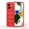 Mobigear Bumpy Xiaomi Redmi Note 12 Hülle Flexibles TPU Backcover - Rot