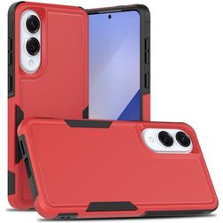 Mobigear Heavy Armor Samsung Galaxy S25 Edge Hülle Hardcase Backcover Stoßfest - Rot