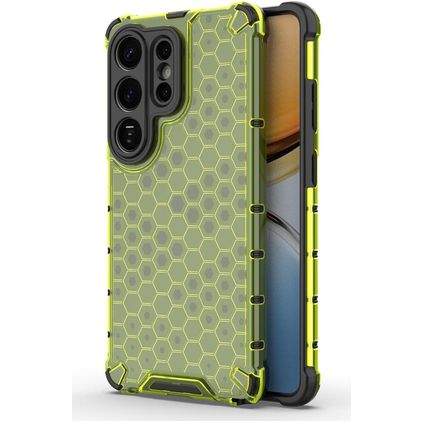 Mobigear Honeycomb Samsung Galaxy S26 Ultra Hülle Hardcase Backcover Stoßfest - Grün