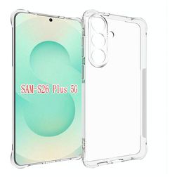 Mobigear Cushion Durchsichtig Samsung Galaxy S26 Plus Hülle Flexibles TPU Backcover - Transparent