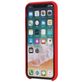 Mobigear Rubber Touch iPhone XS Max Silikon Hülle Backcover - Rot