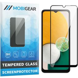 Mobigear Premium Samsung Galaxy A13 5G Panzerglas Displayschutz - Hüllenfreundlich - Schwarz