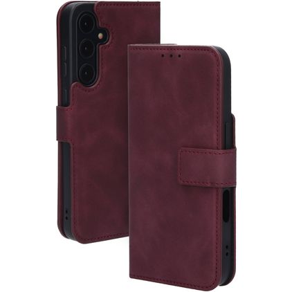 Mobiparts Classic Wallet Samsung Galaxy A35 Hülle Klapphülle Geldbörse - Velvet Red