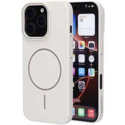 Mobiparts Slim Line iPhone 16 Pro MagSafe Hardcase Backcover - Off White