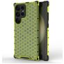 Mobigear Honeycomb Samsung Galaxy S24 Ultra Hülle Hardcase Backcover Stoßfest - Grün