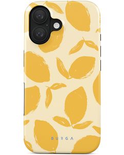 Burga Tough iPhone 16 Hülle Hardcase Backcover Stoßfest - Lemon Tart