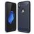 Mobigear Brushed Slim iPhone XS Hülle Flexibles TPU Backcover - Marineblau