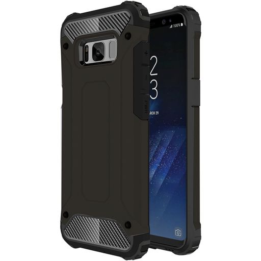 Mobigear Outdoor Samsung Galaxy S8 Hülle Hardcase Backcover Stoßfest - Schwarz