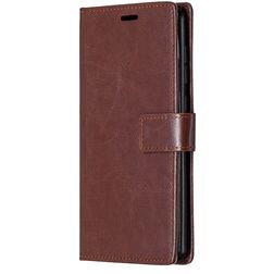 Mobigear Wallet Samsung Galaxy A21s Hülle Klapphülle Geldbörse - Braun