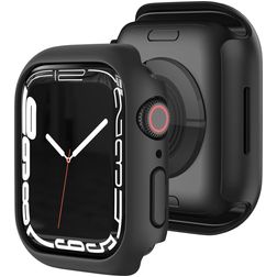 Mobigear Colors Dünn Apple Watch - 45 mm Hardcase Hülle - Schwarz